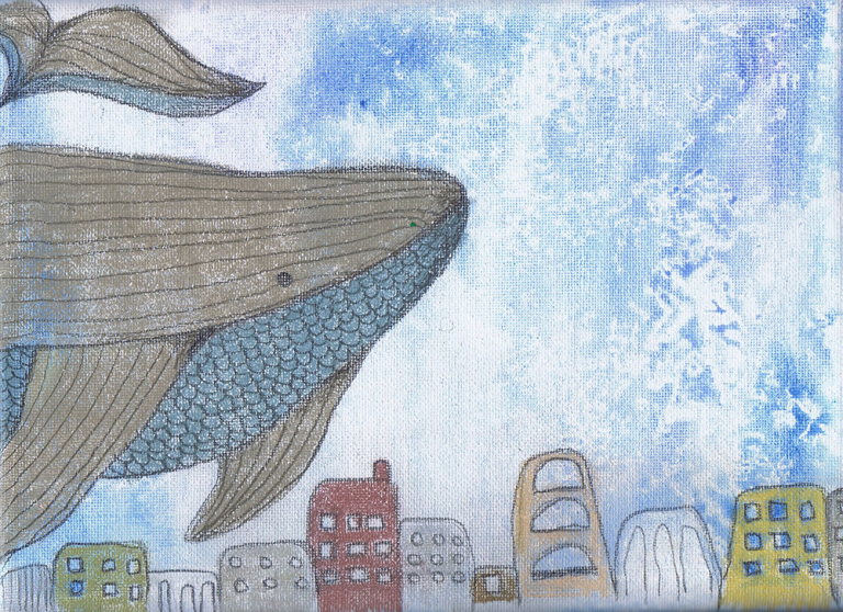 Whale in the city